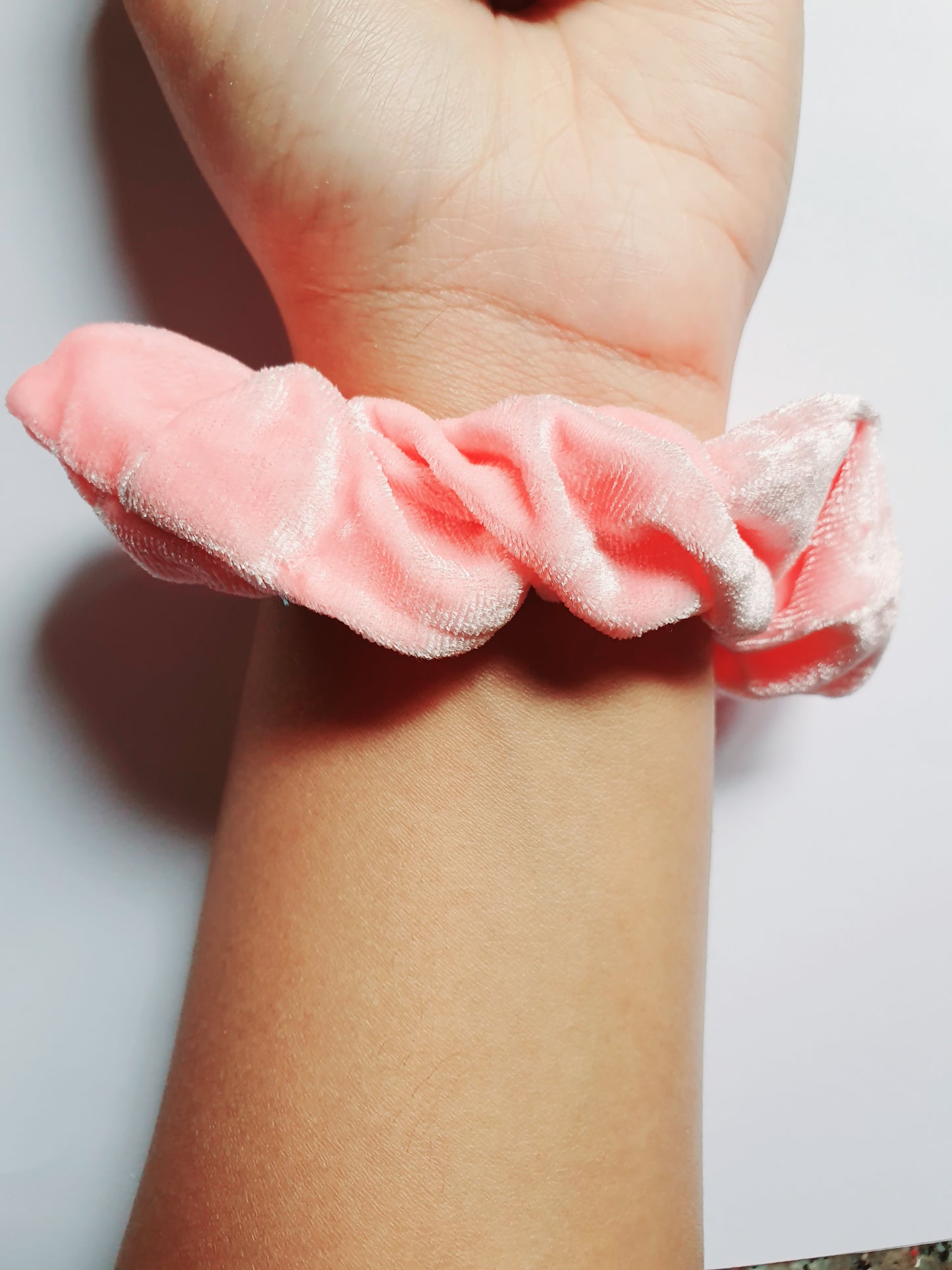 Pink Velvet Hair Scrunchie - The Beauty Regime - South African K Beauty and skincare online store!