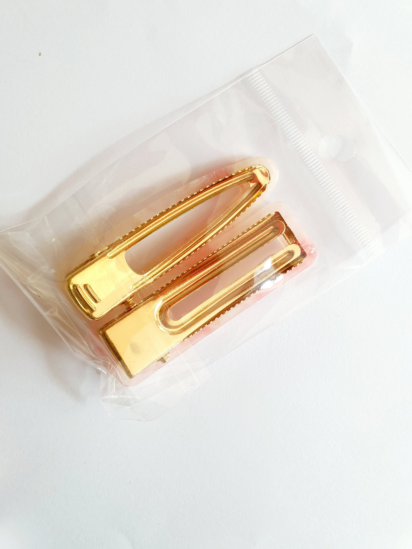 Gold speckled hair clip pack of 2 - The Beauty Regime - South African K Beauty and skincare online store!