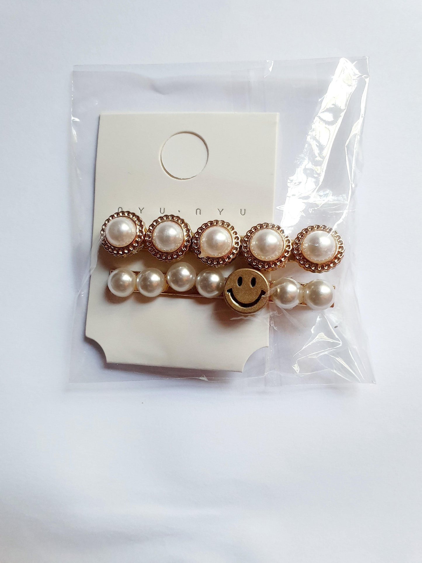Cute pearl hair clip 2 pk - The Beauty Regime - South African K Beauty and skincare online store!