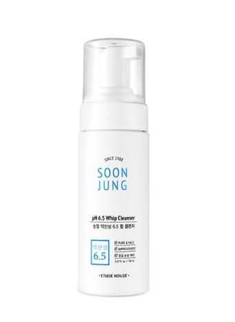 ETUDE HOUSE Soon Jung pH 6.5 Whip Cleanser - The Beauty Regime - South African K Beauty and skincare online store!