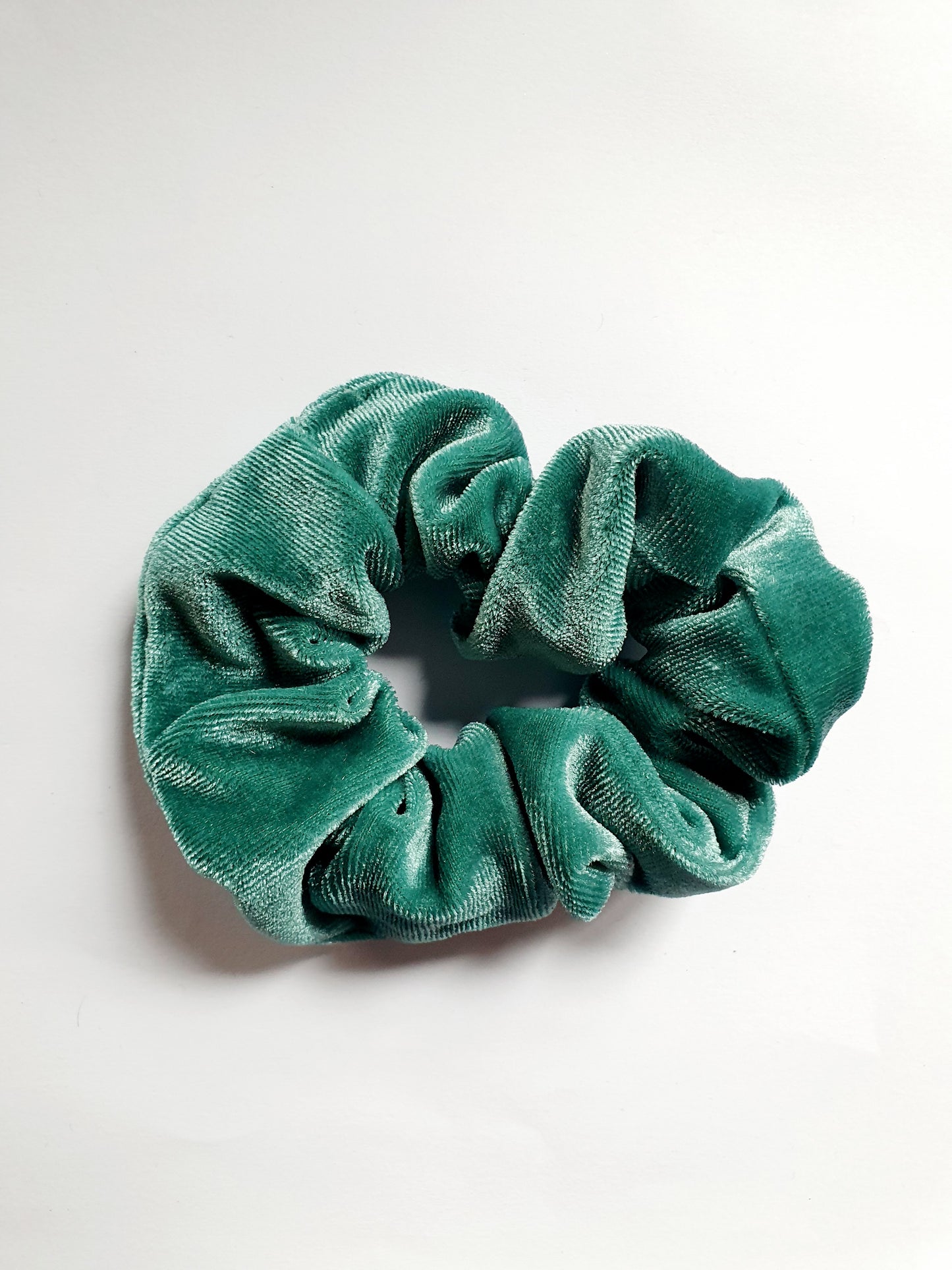 Green Velvet Hair Scrunchie - The Beauty Regime - South African K Beauty and skincare online store!