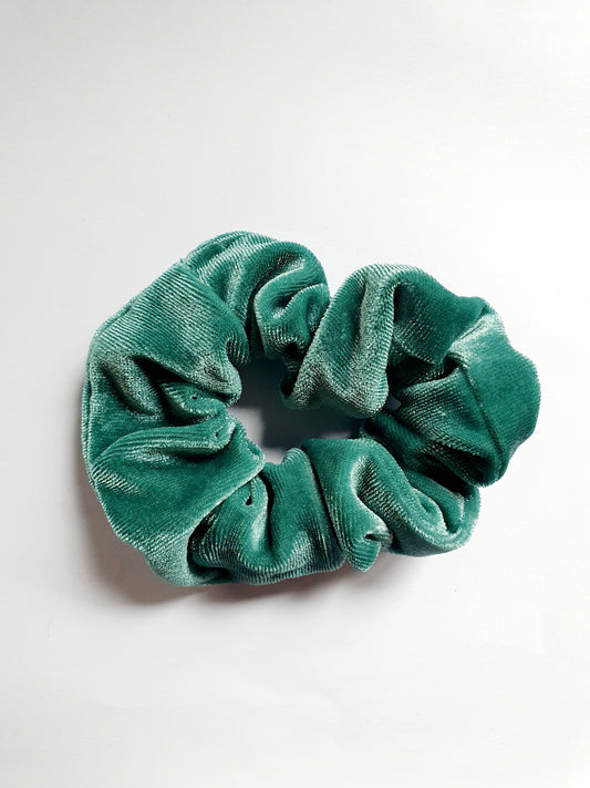 Green Velvet Hair Scrunchie - The Beauty Regime - South African K Beauty and skincare online store!