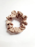 Mini Brown silk satin Scrunchie - The Beauty Regime - South African K Beauty and skincare online store!