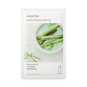 Innisfree - My Real Squeeze Mask EX Bamboo 20ml - The Beauty Regime - South African K Beauty and skincare online store!