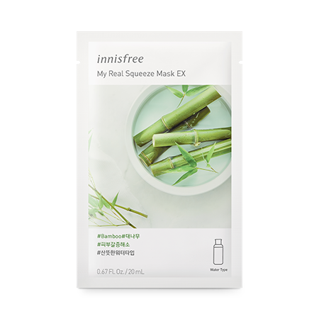 Innisfree - My Real Squeeze Mask EX Bamboo 20ml - The Beauty Regime - South African K Beauty and skincare online store!