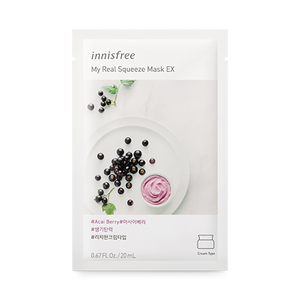 Innisfree - My Real Squeeze Mask Acai Berry  20ml - The Beauty Regime - South African K Beauty and skincare online store!