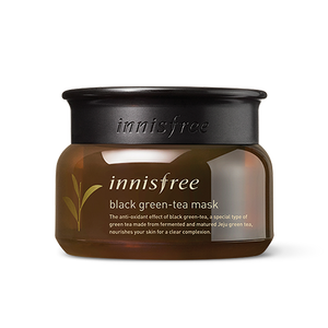 Innisfree - Black Green Tea Mask 80ml - The Beauty Regime - South African K Beauty and skincare online store!