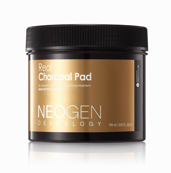 NEOGEN - Real Charcoal Pads Exfoliator (60ea) - The Beauty Regime - South African K Beauty and skincare online store!