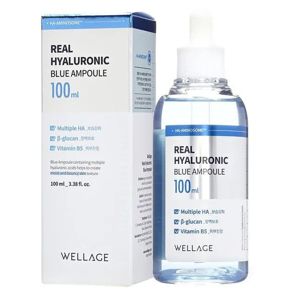 WELLAGE - Real Hyaluronic Blue 100 Ampoule 100ml